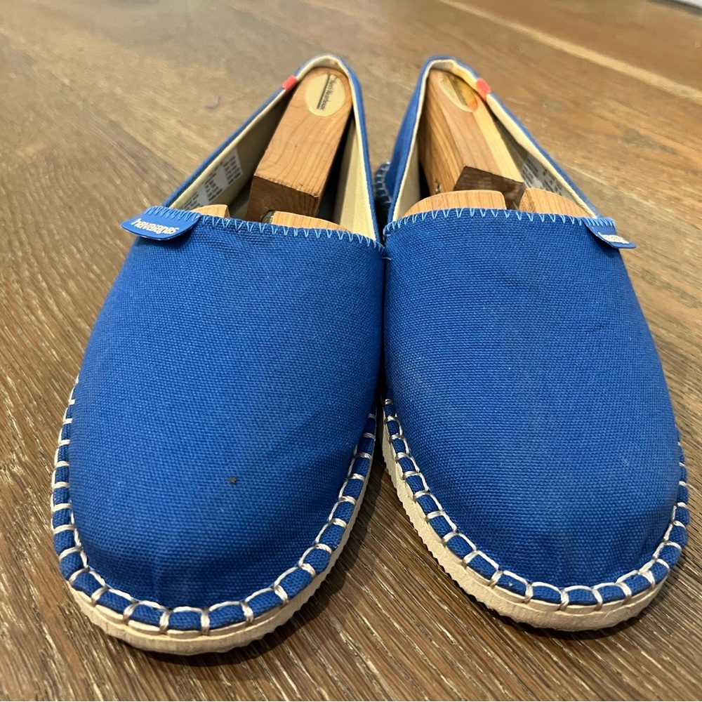 Havaianas, Blue Origine Relax II Espadrille women’s size 7